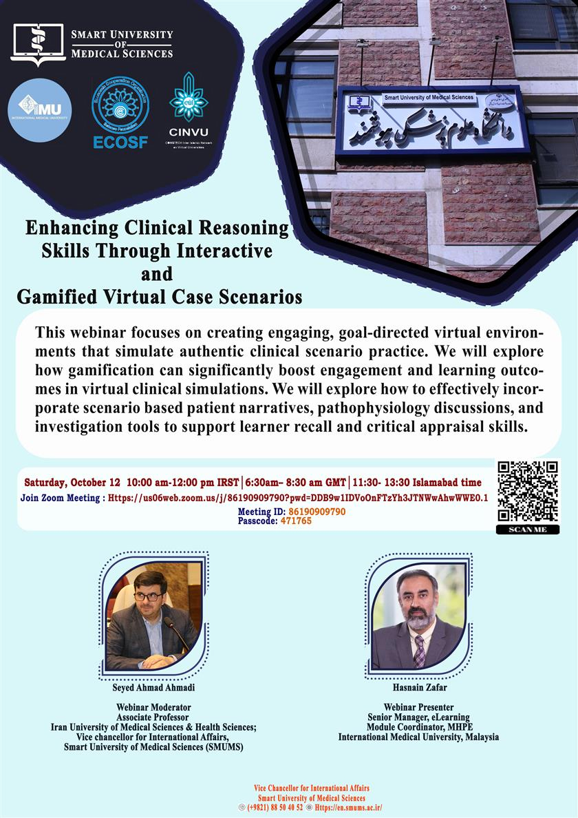 Enhancing Clinical Reasoning Skills Through Interactive and Gamified Virtual Case Scenarios